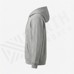 Sweat-shirt à capuche unisexe en coton 280 GSM, confortable, élégant, décontracté, léger, prix d'usine, vente en gros, vêtements personnalisés - Product Image 3