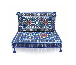 โซฟาตั้งพื้นสไตล์อาหรับพื้นโซฟาอาหรับพื้นที่นั่ง | 90x70x10ซม. 3ชิ้น1ชุด - Product Image 1