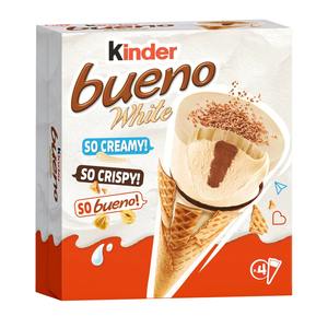Barra de oblea de chocolate blanco Kinder Bueno de 39g con relleno cremoso de avellana, perfecta para compradores minoristas, mayoristas y de exportación - Product Image 4