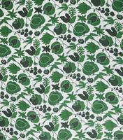 Haute qualité 100% pur lin nappe moyen vert oiseau Silhouettes imprimé fleuri tissé Technique pour la maison canapé filles