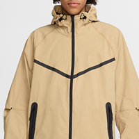 Veste coupe-vent personnalisée pour hommes, légère, avec fermeture éclair, pour l'hiver OEM pour l'extérieur, avec appliques de tricheur éolien, méthode de tissage non tissé
