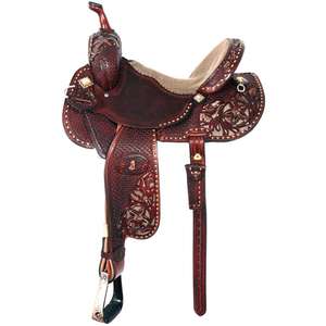 Selle d'équitation de course en cuir de buffle véritable, style européen, gravée à la main, tendance, dernière arrivée - Product Image 1