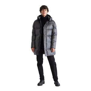 Hot Sale High Quality <b>Men's</b> <b>Long</b> <b>Puffer</b> Jacket Warm Outdoor <b>Coat</b> with Stand Collar Thin Winter Bulk Wholesale - Product Image 2