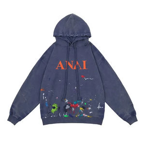 Sweat à capuche vierge personnalisé pour hommes sweats unisexes en coton épais vêtements logo personnalisé surdimensionné sweats à capuche épais pour hommes - Product Image 6