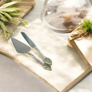 Unique Designer Handle Cake Server Cortador de postres de lujo para pasteles Pasteles Bodas Fiestas y ocasiones - Product Image 3
