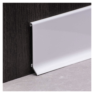 Plinthe en aluminium série 6000 de couleur personnalisée Finitions mates brillantes et à grain de bois pour le traitement des décorations coupées à la taille disponible - Product Image 1