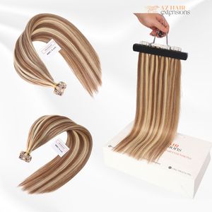 Customized Color Tape in Hair Extensions Ful Length Double Drawn Vietnamese Raw Hair Wholesale Factory Price - Product Image 3