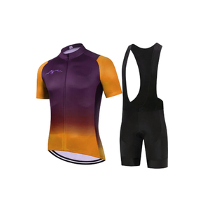 Uniformes de Ciclismo Personalizados de Primera Calidad, Conjunto Corto Transpirable de Secado Rápido para Hombre con Logotipo Personalizado y Tela de Spandex/Poliéster - Product Image 3