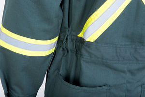 Combinaisons de travail 100% coton haute visibilité uniformes de sécurité ignifuges et antistatiques pour adultes en polyester - Product Image 4