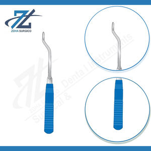 Capener Lamina Gouge, instrument chirurgical manuel en acier inoxydable courbé, poignée en acétal bleu Suregrip, longueur 250 mm, largeur 6 mm, CE - Product Image 3
