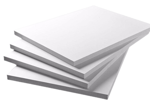 White PVC WPC <b>Foam</b> Board <b>Sheet</b> 8mm Thickness 0.6 G/cm3 Density Eco-Conscious Lead-Free Panels for Kitchen Use - Product Image 1