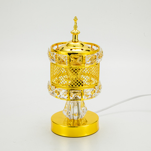Latest Design Incense <b>Burner</b> Luxury Portable Metal Incense <b>Burner</b> Arabic Bukhoor Golden Incense Holder - Product Image 4
