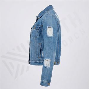 แจ็คเก็ตยีนส์ผู้หญิงสำหรับฤดูหนาว ผ้าฝ้ายระบายอากาศ เป็นมิตรกับสิ่งแวดล้อม สไตล์ลำลอง คุณภาพพรีเมียม แขนยาว แฟชั่นทันสมัย ปรับแต่งได้ - Product Image 3