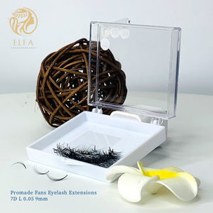 Extensiones de pestañas sueltas hechas a mano con logotipo personalizado y color Promade, abanicos de pestañas de etiqueta privada hechos en Vietnam - Product Image 2
