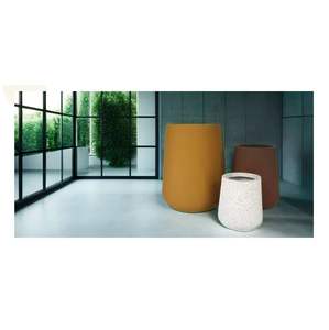 Maceta Grande de Material FRP de Primera Calidad ROEL, Kit de Macetas para Interiores y Exteriores, Diseño Moderno, Decoración para el Hogar y el Jardín, Flores Artificiales - Product Image 2