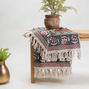 Vente chaude Boho Coton Jeter Couvertures Cadeau Couvre-lit À La Main Coton Canapé Floral Imprimé Canapé Jeter - Product Image 6