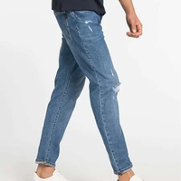 Jeans de Mezclilla Ajustados para Hombre, Estilo Urbano Personalizado, Transpirables, Casuales de Primavera, Pantalones de Algodón de Alta Calidad, Venta al Por Mayor