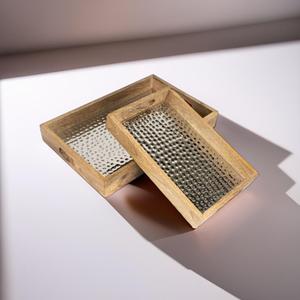 ชุดถาดค้อนไม้2ชิ้นสำหรับงานปาร์ตี้ - Product Image 1