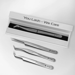 For STL-13 Curved L-Shaped Stainless Steel Tweezers Precision Tip Lightweight Design for Professional Eyelash Extensions - Product Image 6