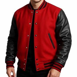 Chaqueta universitaria personalizada de alta calidad para hombres Último diseño con logotipo personalizado Venta al por mayor - Product Image 1