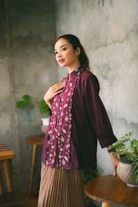 Blouse batik femme vêtements traditionnels indonésiens - Product Image 2