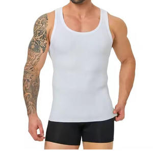 เสื้อกล้ามกีฬาแขนสั้นระบายอากาศคอกลมสำหรับผู้ชายเสื้อยืดลำลองสำหรับวิ่งออกกำลังกายโลโก้แบบกำหนดเอง - Product Image 1