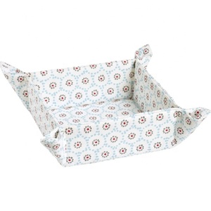 <span class=keywords><strong>Handmade</strong></span> màu đỏ và màu be bông sao mẫu vải ren bánh mì giỏ quà tặng cản trở không thấm nước cho cặp mới cưới GOTS đã được phê duyệt - Product Image 4