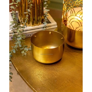 Luxury Gold Plated Metal <b>Tealight</b> <b>Candle</b> Holder for Home Wedding Christmas Tabletop Lighting Decoration Handmade - Product Image 5