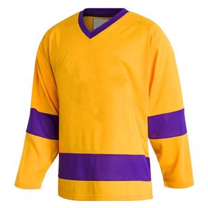 Maillots de hockey sur glace de haute qualité, sur mesure, nouveau design, col en V, best-seller, vêtements pour hommes, maillots de hockey sur glace - Product Image 1