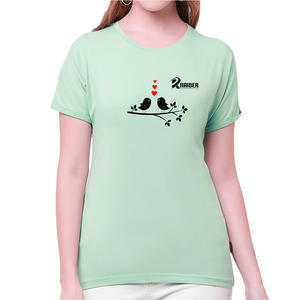 T-shirt décontracté en coton pour femmes T-shirts d'été à manches courtes légers et respirants pour les activités de plein air pour femmes - Product Image 1