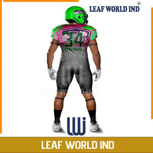 ชุดกีฬาอเมริกันฟุตบอลไซส์ใหญ่พิเศษชุดออกกำลังกายระบายอากาศได้ดีพิมพ์ลายแบบสั้น - Product Image 4