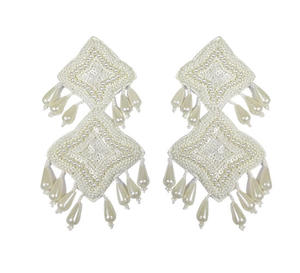 Pendientes Hechos a Mano con Bordado de Perlas, Pendientes Personalizados con Múltiples Cuentas, Joyería Festiva para Mujer al Mejor Precio, Pendientes con Cuentas - Product Image 1