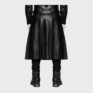 Hot Selling New Style Men's Leather Kilts High Quality OEM/ODM for Sale Best Price Private Label Wholesale Adults Custom Logo - Product Image 4