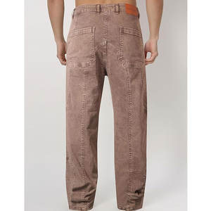 Pantalones vaqueros de talla grande para hombre, pantalones holgados para uso en exteriores, pantalones vaqueros holgados para hombre, ropa de entrenamiento, pantalones vaqueros de algodón 100% - Product Image 3