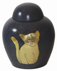 Belle urne pour animaux de compagnie Odyssey bleue Style européen en métal fantaisie avec finition mate pour la quantité en vrac Urnes commémoratives pour animaux de compagnie - Product Image 5