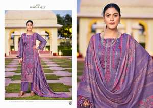 Colección de Material de vestido impreso Digital Jam Satin para Salwar Kameez Party Wear ropa India pakistaní disponible al por mayor - Product Image 5