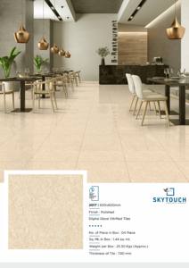 2025 tendance dalle antidérapante polie Porcelanato italien brun poli carreaux de porcelaine dalles 600x600mm 600x1200mm - Product Image 4