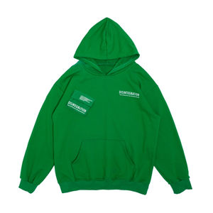 Pull à capuche pour hommes avec logo personnalisé 100% coton 400gsm sweat-shirt épais coupe ample en éponge française pour les Offre Spéciale d'hiver - Product Image 1