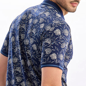 Polo de corte regular para hombre, cuello con cierre de 2 botones, material elástico suave, Polo a precio económico a la venta - Product Image 6