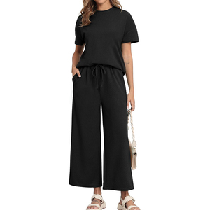 Nuevo Conjunto de Dos Piezas para Mujer, Formal, de Invierno, con Botones, Cintura Alta, Corte Entallado, Tela de Lana, Traje de Oficina - Product Image 2