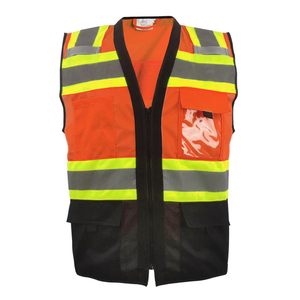 Chaleco de Seguridad de Alta Visibilidad con Múltiples Bolsillos, Reflectante y Colorido para Trabajo - Product Image 1