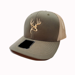 Traje deportivo y de moda para caza, gorra de camionero de malla estructurada de alta calidad con logotipo personalizado, fabricada por Injae Vina Headwear - Product Image 2