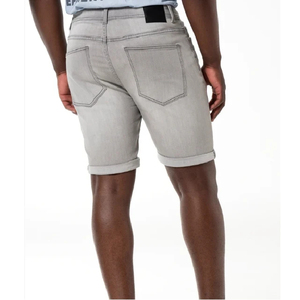 2025, superventas, pantalones cortos de mezclilla para hombre de la mejor calidad, ajustados de verano desgastados, únicos y elegantes para festivales, fiestas, servicio Oem - Product Image 4