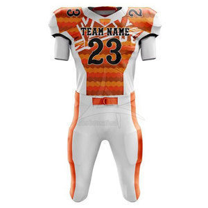 Uniforme de football américain de haute qualité, respirant, grande taille, tissu personnalisé, durable, léger, commandes d'équipe bienvenues, fabriqué - Product Image 2