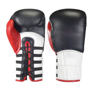 Factory Price Durable PU Leather Boxing <b>Gloves</b> <b>Lace</b> up Design Wholesale Product - Product Image 2