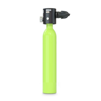Mini Kegerator, Tanque de CO2 de 0.5L, 0.67kg, Cilindro Portátil de Aleación de Aluminio
