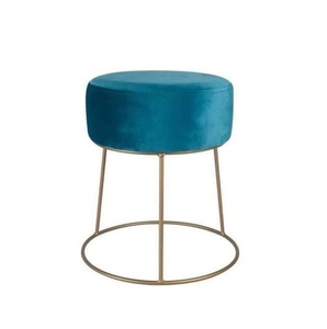 Tabouret de bar Ottoamn de meilleure qualité Dersin antique avec dessus en velours Geay Mini tabouret de meilleure qualité disponible - Product Image 2