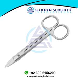 Ciseaux dentaires orthodontiques pour couronnes 4,5 pouces, cisailles dentaires |   Instruments dentaires pour prothèses dentaires sans dents, instruments pour couronnes - Product Image 6