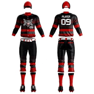 Vêtements de sport de baseball légers de haute qualité de la meilleure conception de l'usine directe impression de logo personnalisé nouveauté uniformes respirants - Product Image 4