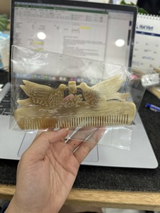 หวีเคราเขาควายสำหรับใช้ได้ทั้งชายและหญิง - Product Image 4